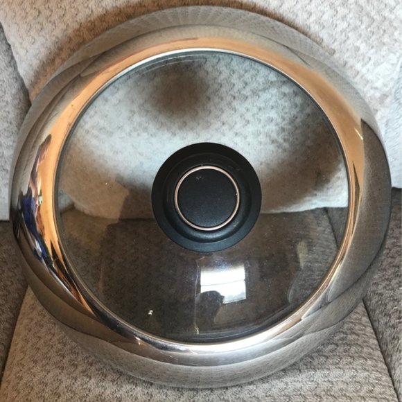 Ultrex High Dome Lid Glass & Stainless Steel 11" - Picture 3 of 6